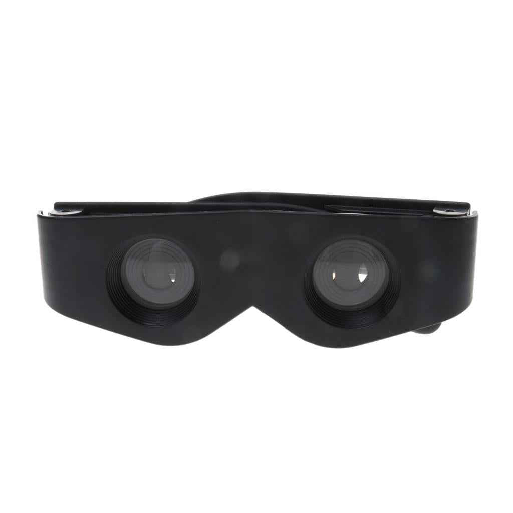 Eyeglasses Style Black Frame Magnifier Telescope Binoculars for Fishing