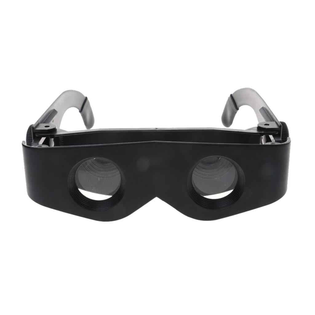 Eyeglasses Style Black Frame Magnifier Telescope Binoculars for Fishing