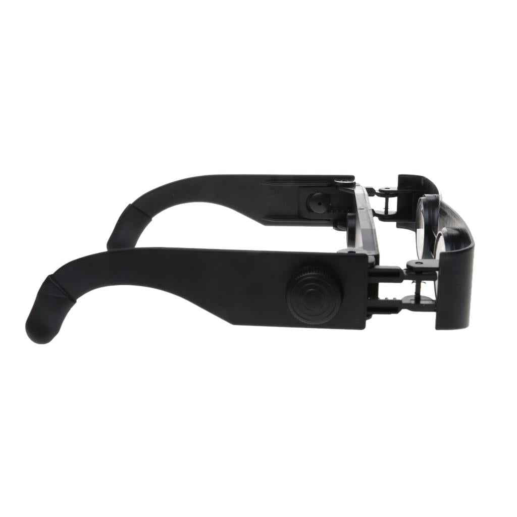 Eyeglasses Style Black Frame Magnifier Telescope Binoculars for Fishing