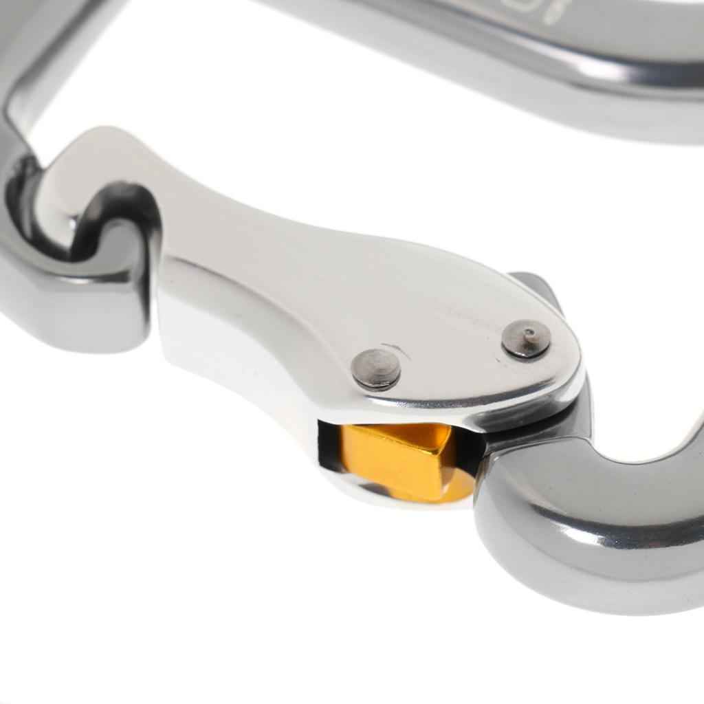18KN Safety Spring Locking Paraglider Paragliding Carabiner Rock Climbing