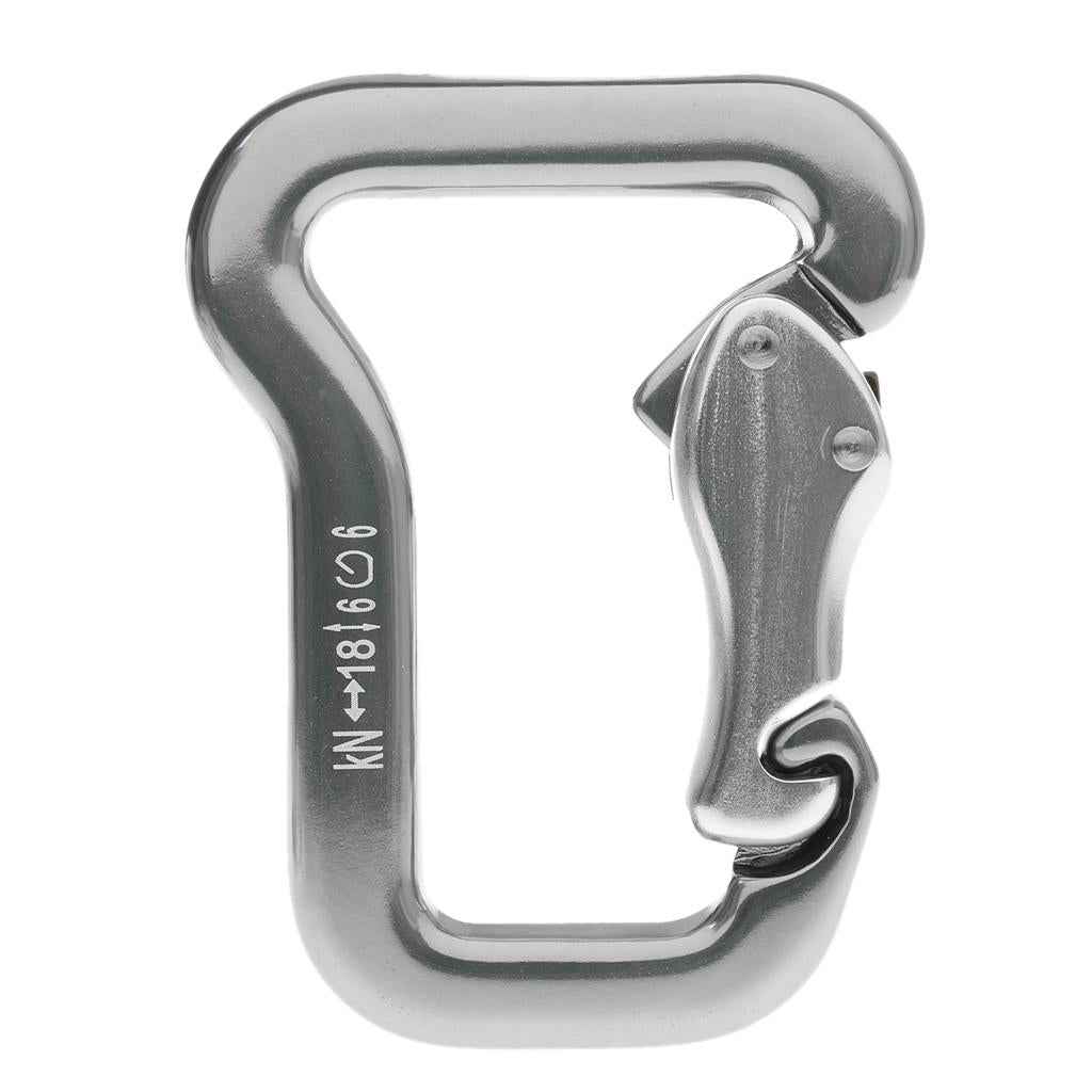 18KN Safety Spring Locking Paraglider Paragliding Carabiner Rock Climbing