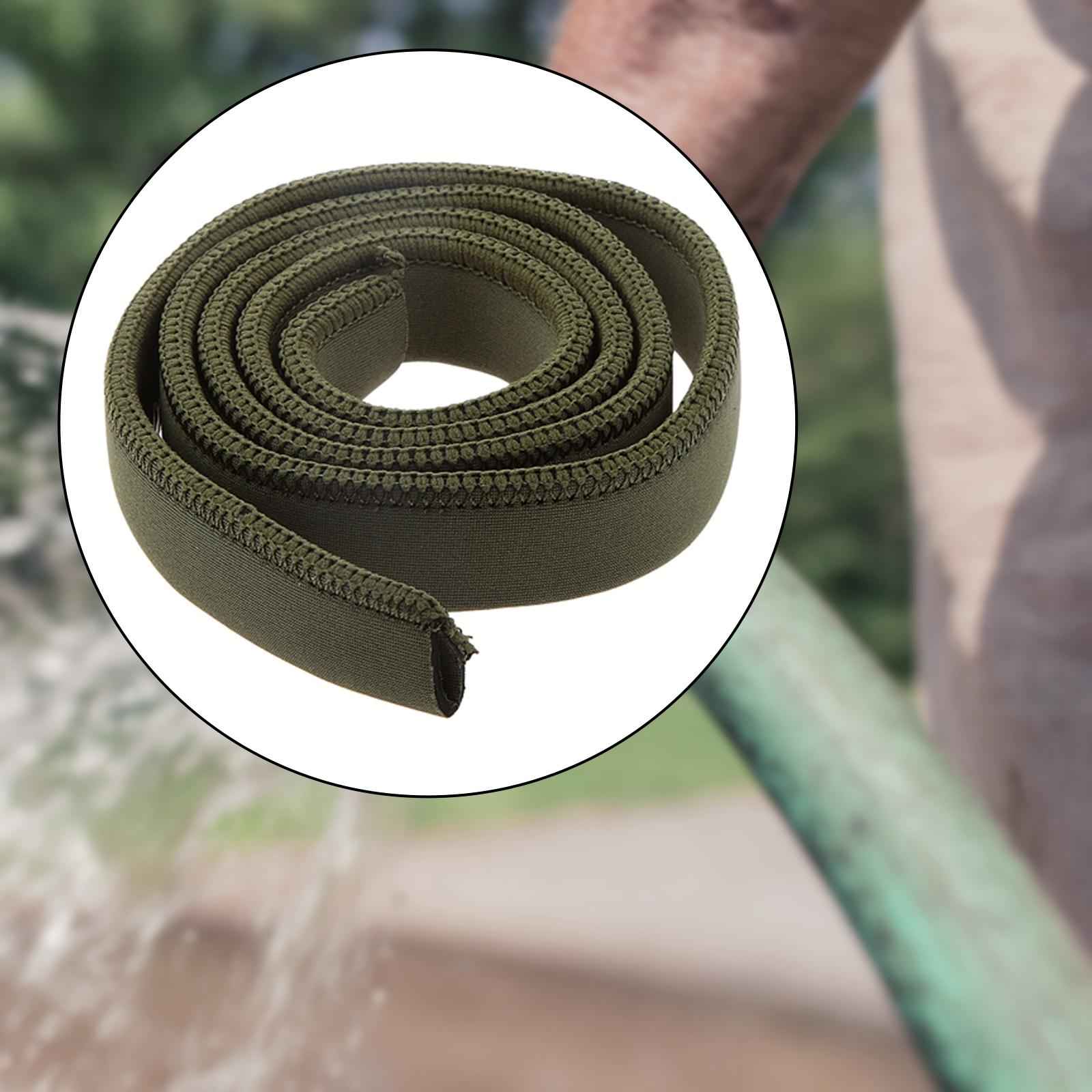1M Long Dark Green Neoprene Hiking Camping Thermal Bladder Bag Pipe Sleeve Hydration Pack Tube Cover