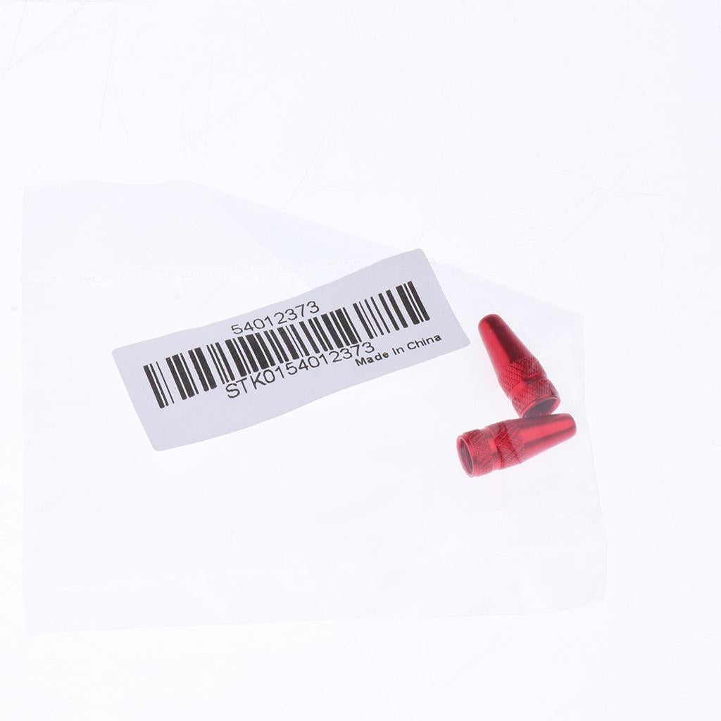 4x2pcs Cycling MTB Bike Aluminum Alloy Presta Valve Cap Dust Cover Rose