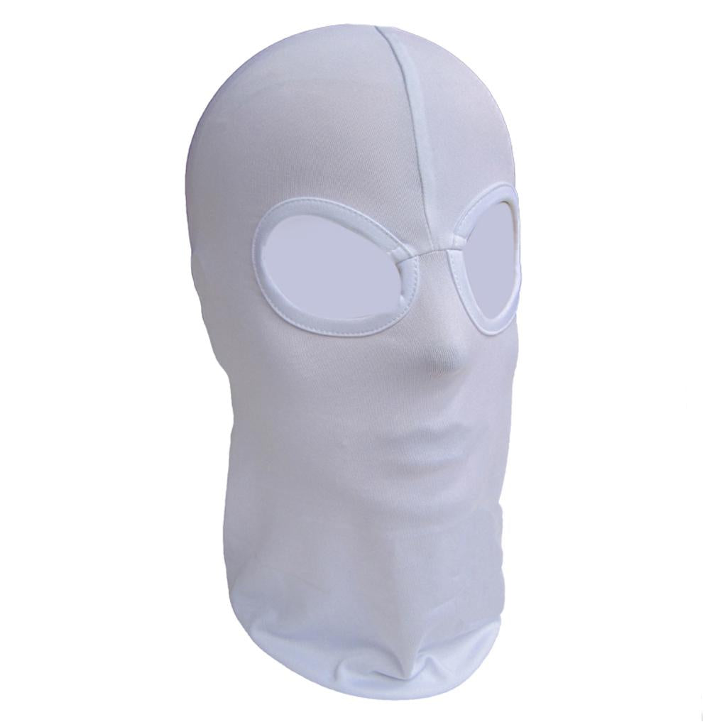 3xSki Full Face Mask Motorcycle Cycling Bike Scarf Hood Cap CS White