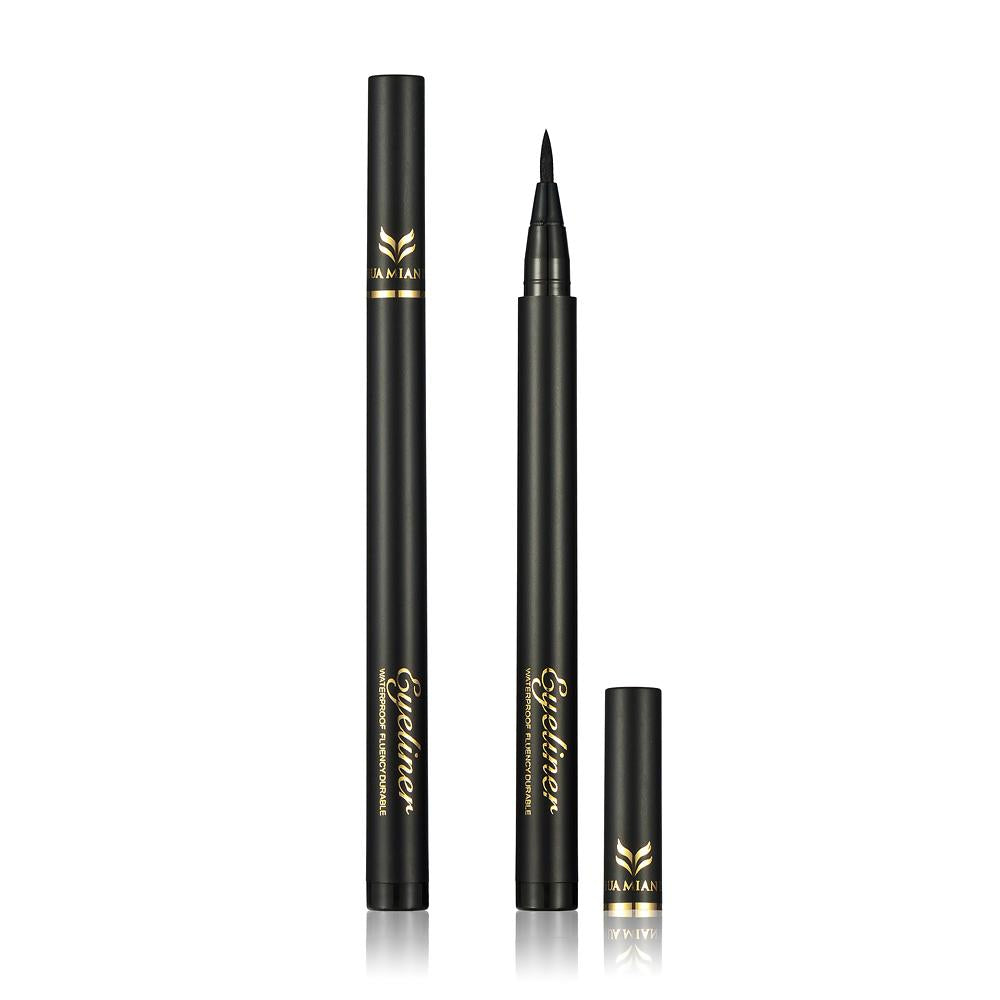 2pcs Waterproof Liquid Eyeliner Pencil Pen Quick-dry Longlasting Black+Brown