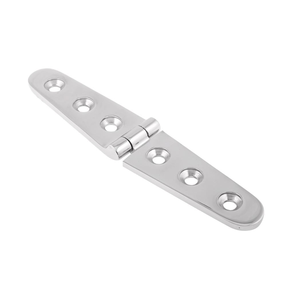 316 Stainless Steel Marine Boat Casting Long Strap Hinge Cabinet Hardware