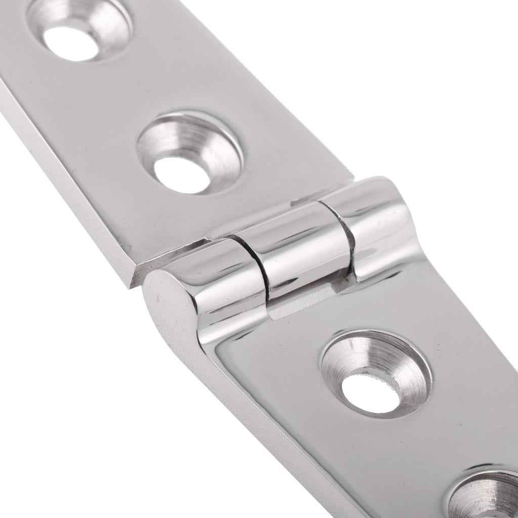 316 Stainless Steel Marine Boat Casting Long Strap Hinge Cabinet Hardware