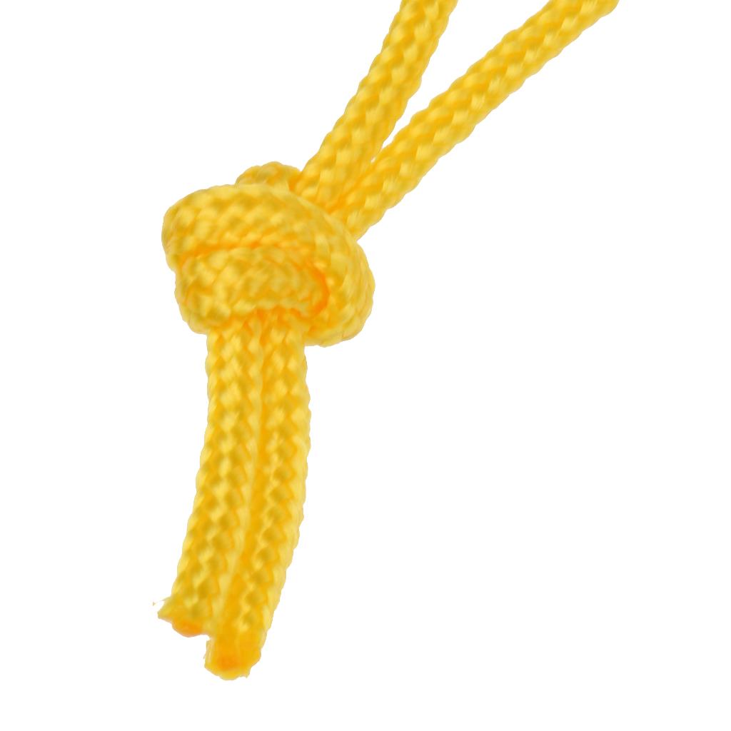 2x5 Piece Polyester Leash Strings for SUP Surfboard Bodyboard Longboard Yellow