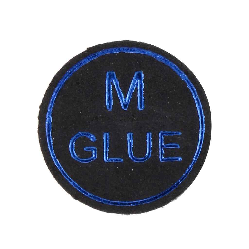 High Quality Pigskin Leather Billiard Pool Cue Tips Black 13mm Medium