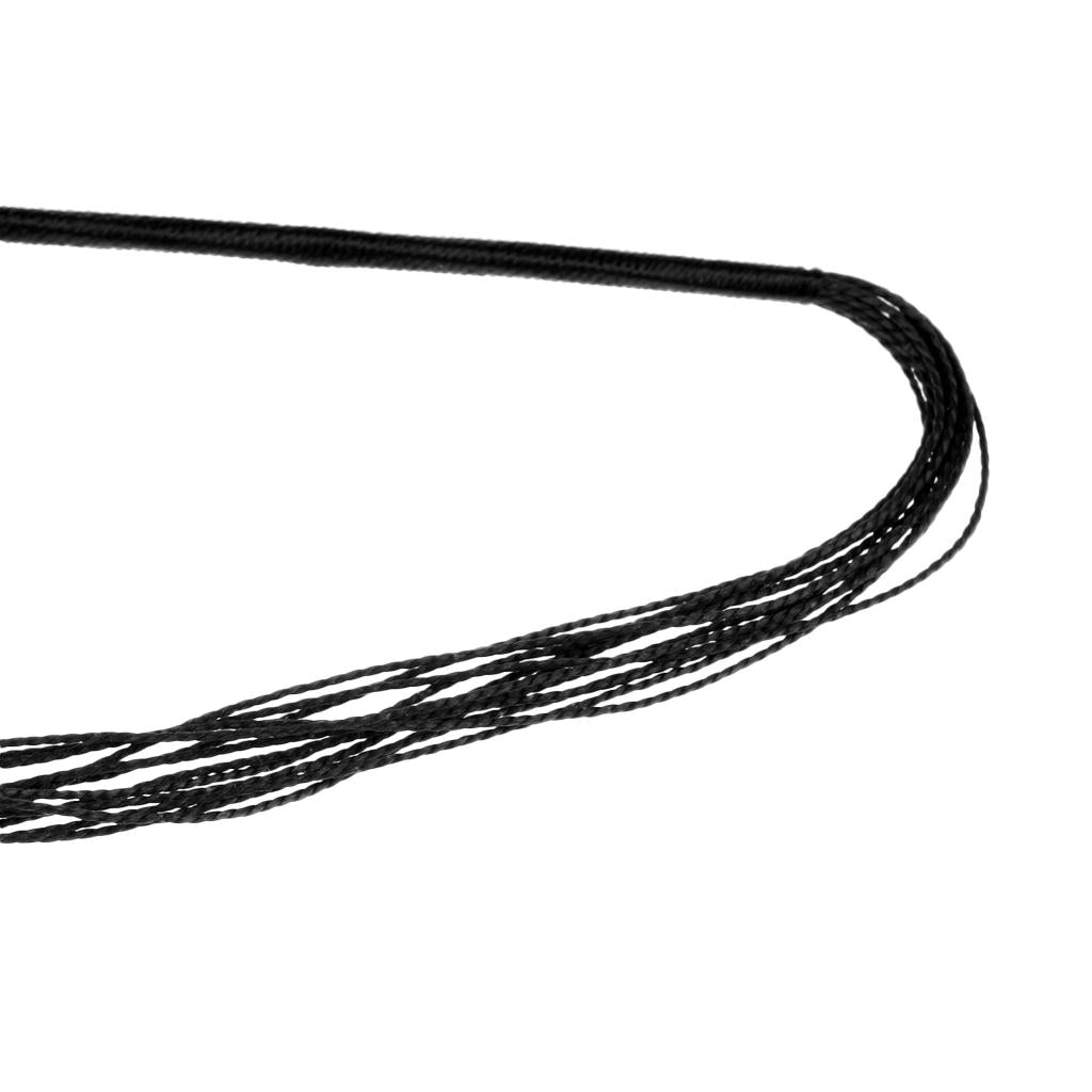 2xArchery Accessories Black Bowstrings Bow Strings For Recurve Bow Longbow 140cm/55inch