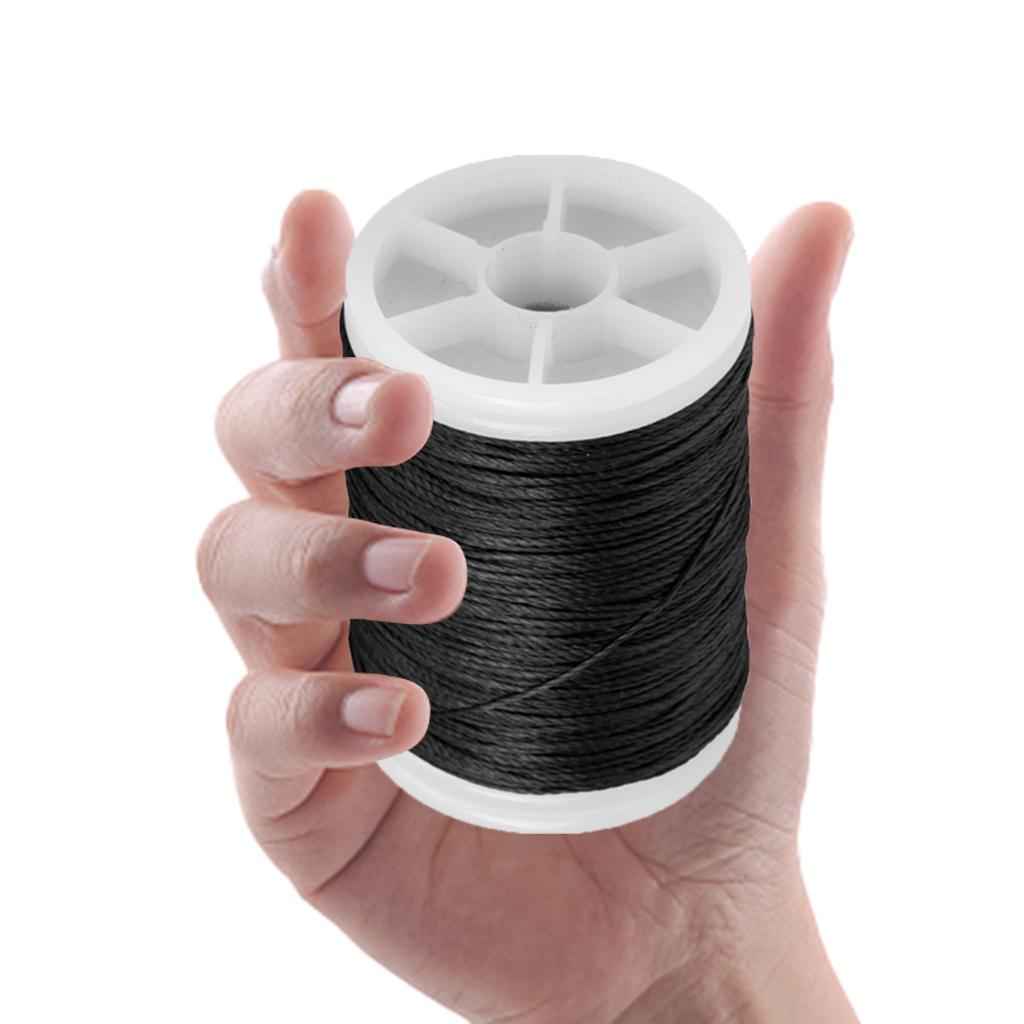 Ultrlalight110m Fiber Archery Nock Peep Bow String Serving Thread Bowstring Protect Thread Black