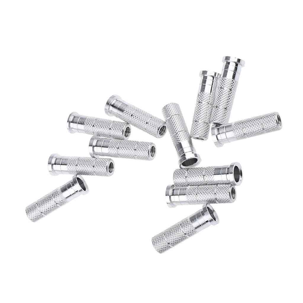 Aluminum Inserts Screw in Adapters for ID 6.2mm Arrow Shaft - Set of 12