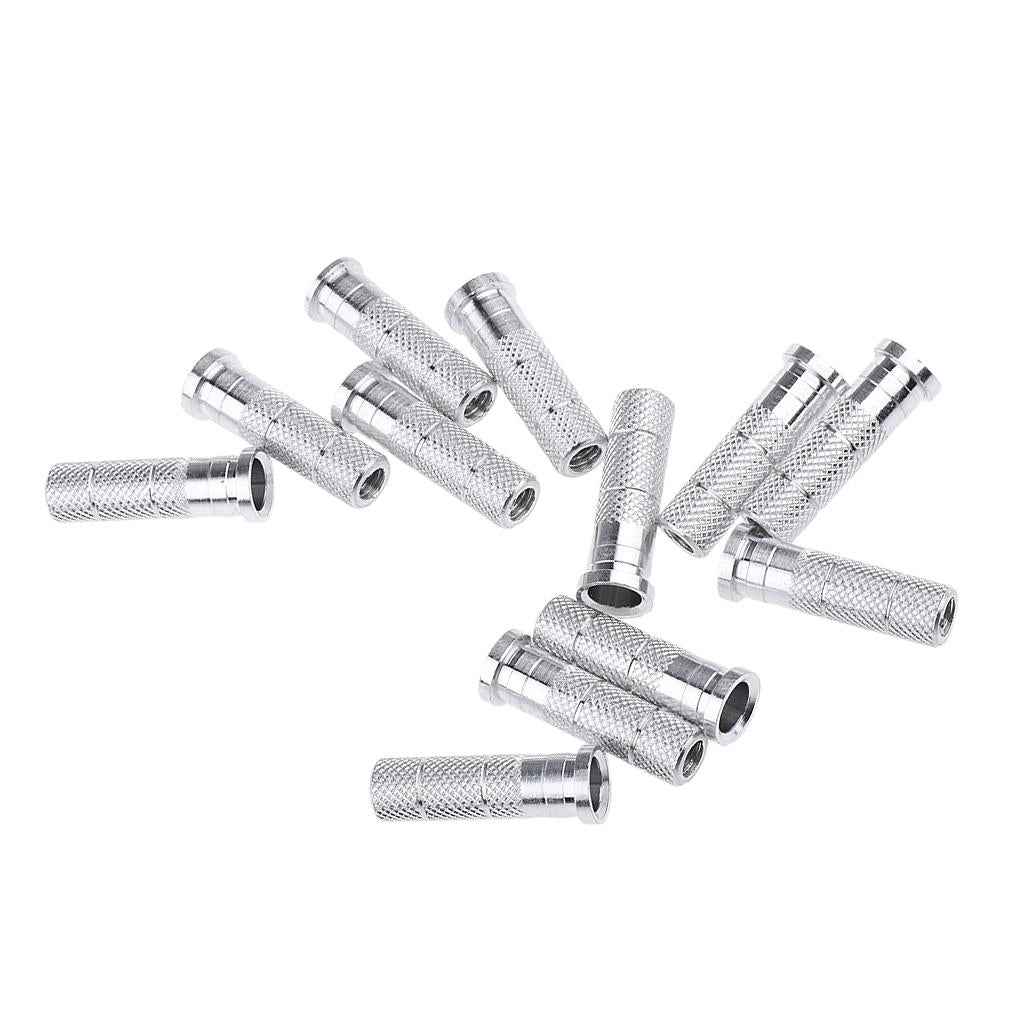 Aluminum Inserts Screw in Adapters for ID 6.2mm Arrow Shaft - Set of 12