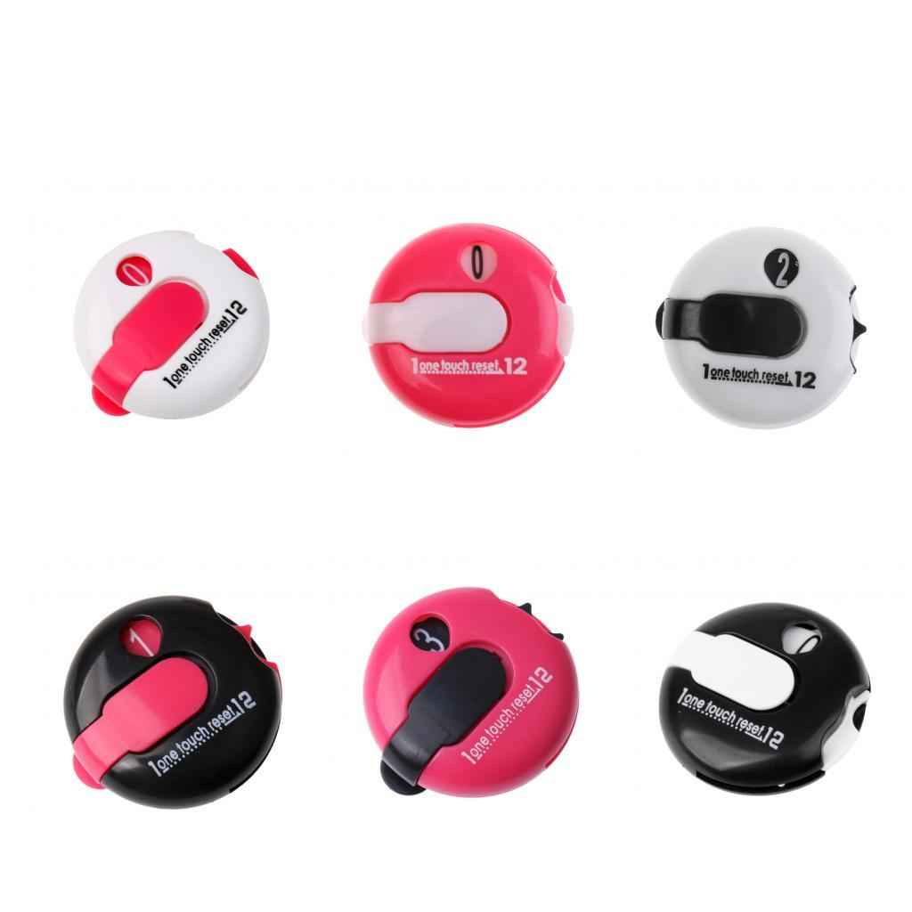 Mini Golf Score Counter Scorekeeper Scoring Tool Clip On Glove Black Pink