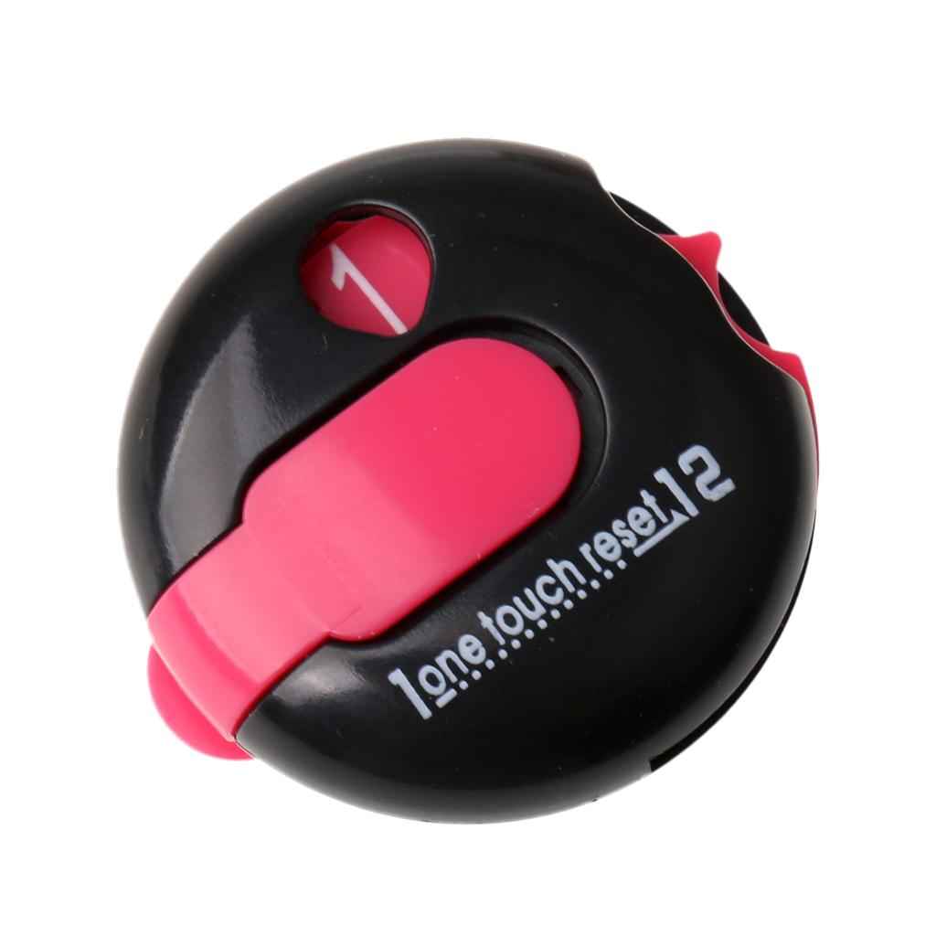 Mini Golf Score Counter Scorekeeper Scoring Tool Clip On Glove Black Pink