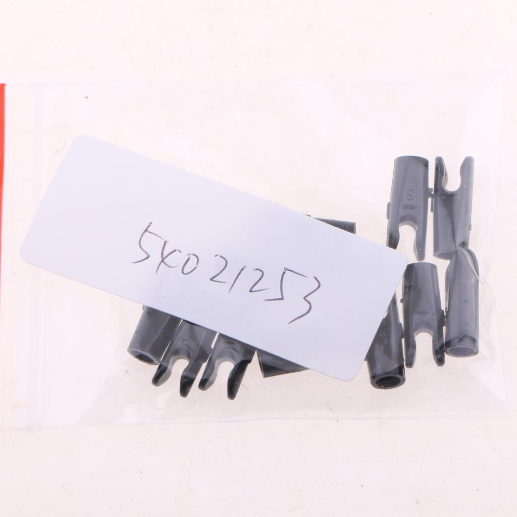 4x12 Pcs Plastic Arrow Nocks SHAFT TAILS for Archery Hunting Shooting Black
