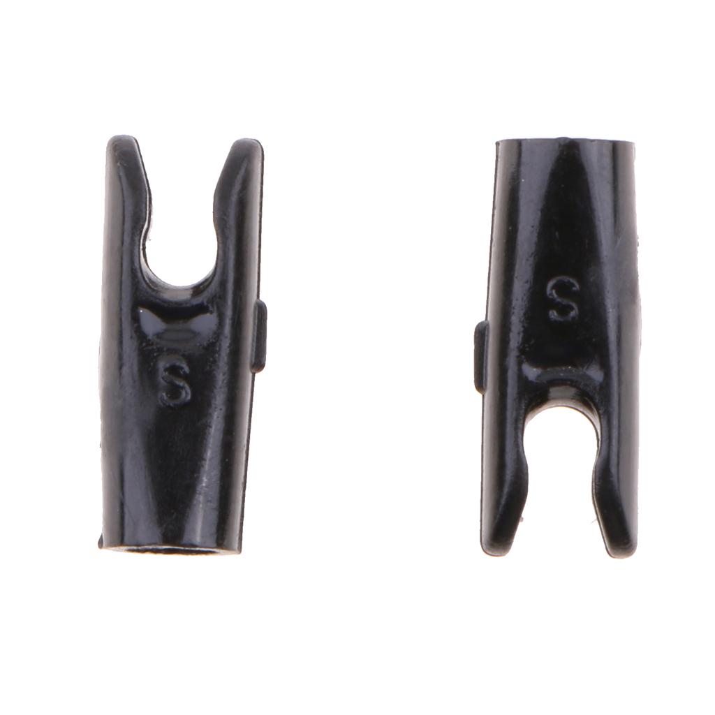 3x12 Pcs Plastic Arrow Nocks SHAFT TAILS for Archery Hunting Shooting Black
