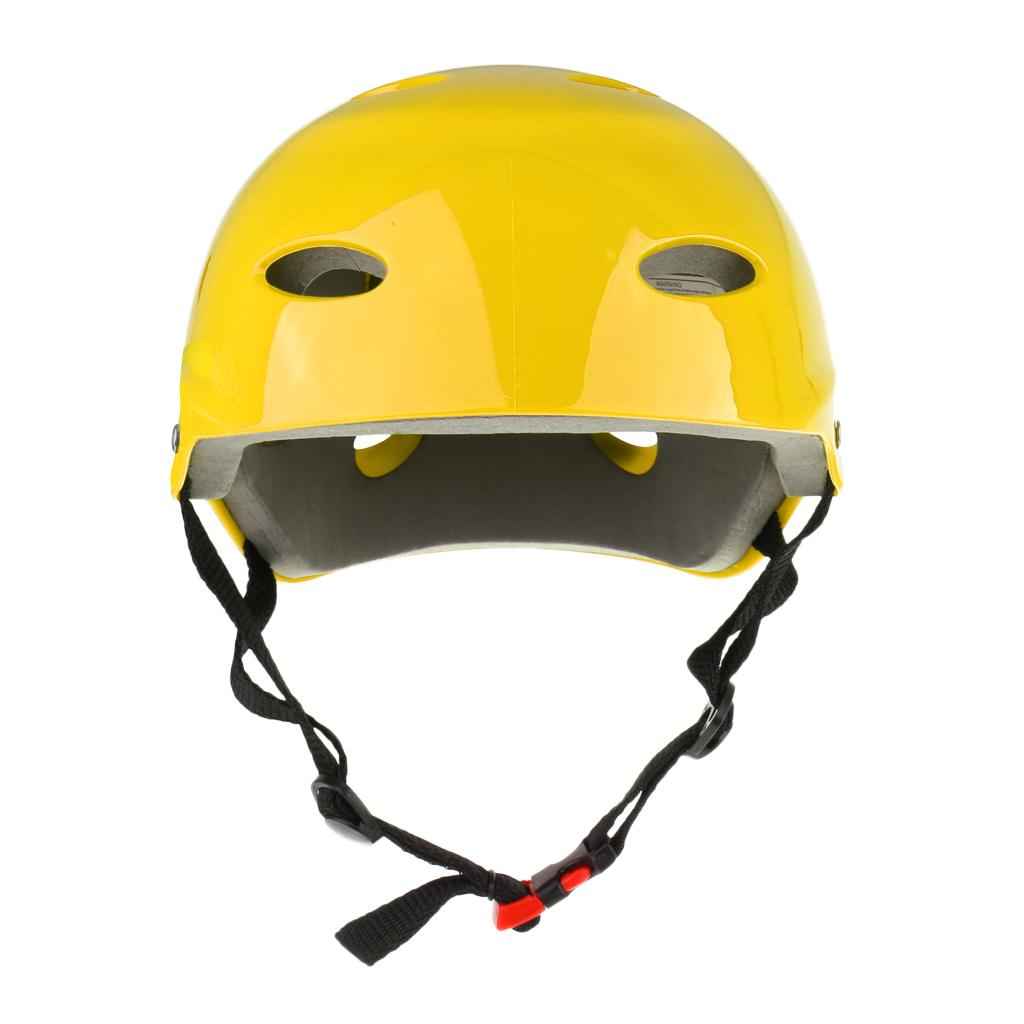 Water Sports Safety Helmet for Wakeboard Kayak Canoe Boat Surfing S Yellow
