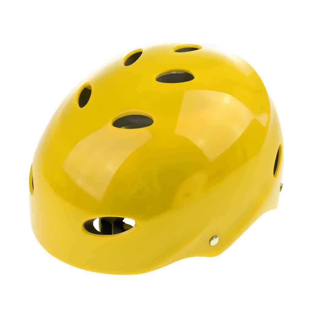 Water Sports Safety Helmet for Wakeboard Kayak Canoe Boat Surfing S Yellow