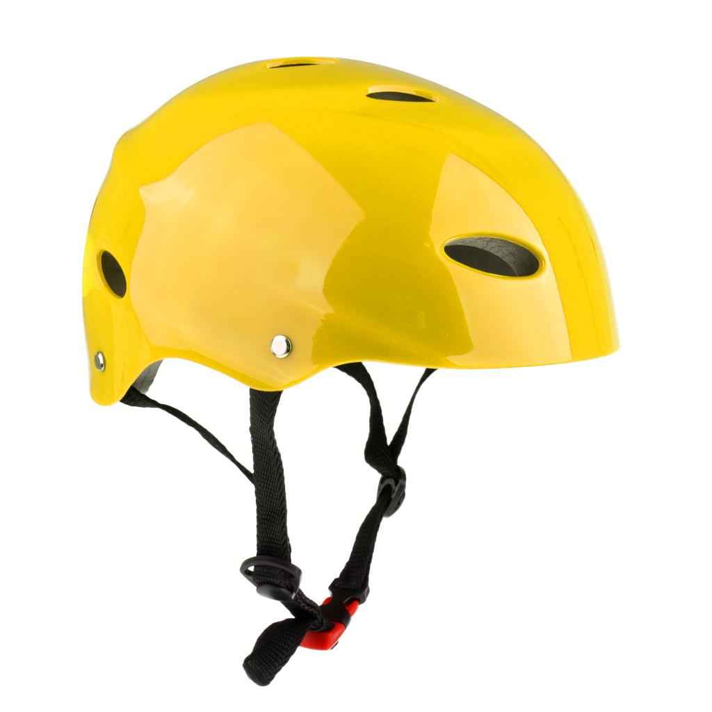 Water Sports Safety Helmet for Wakeboard Kayak Canoe Boat Surfing S Yellow
