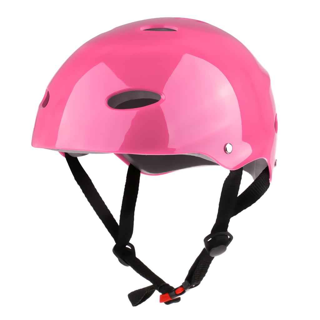 Water Sports Safety Helmet for Wakeboard Kayak Canoe Boat Surfing  L Pink