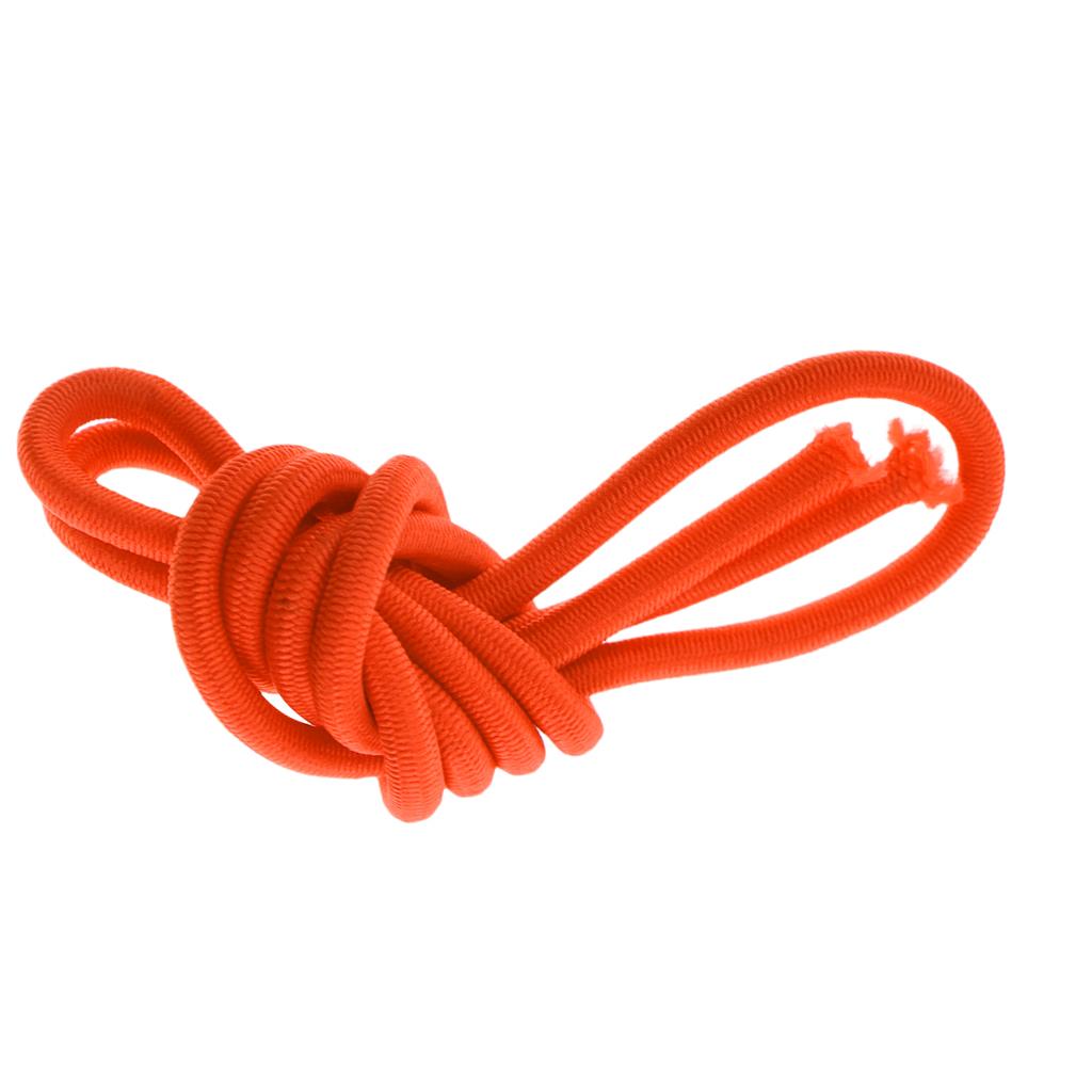 4x6mm Elastic Bungee Rope Shock Cord Tie Down Roof Rack UV Stable Orange 2m