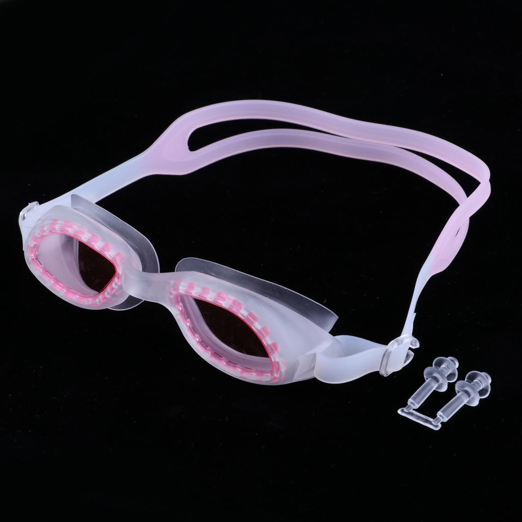 3xKids Anti-Fog Anti-UV Waterproof Swimming Goggles Glasses Eyewear Pink
