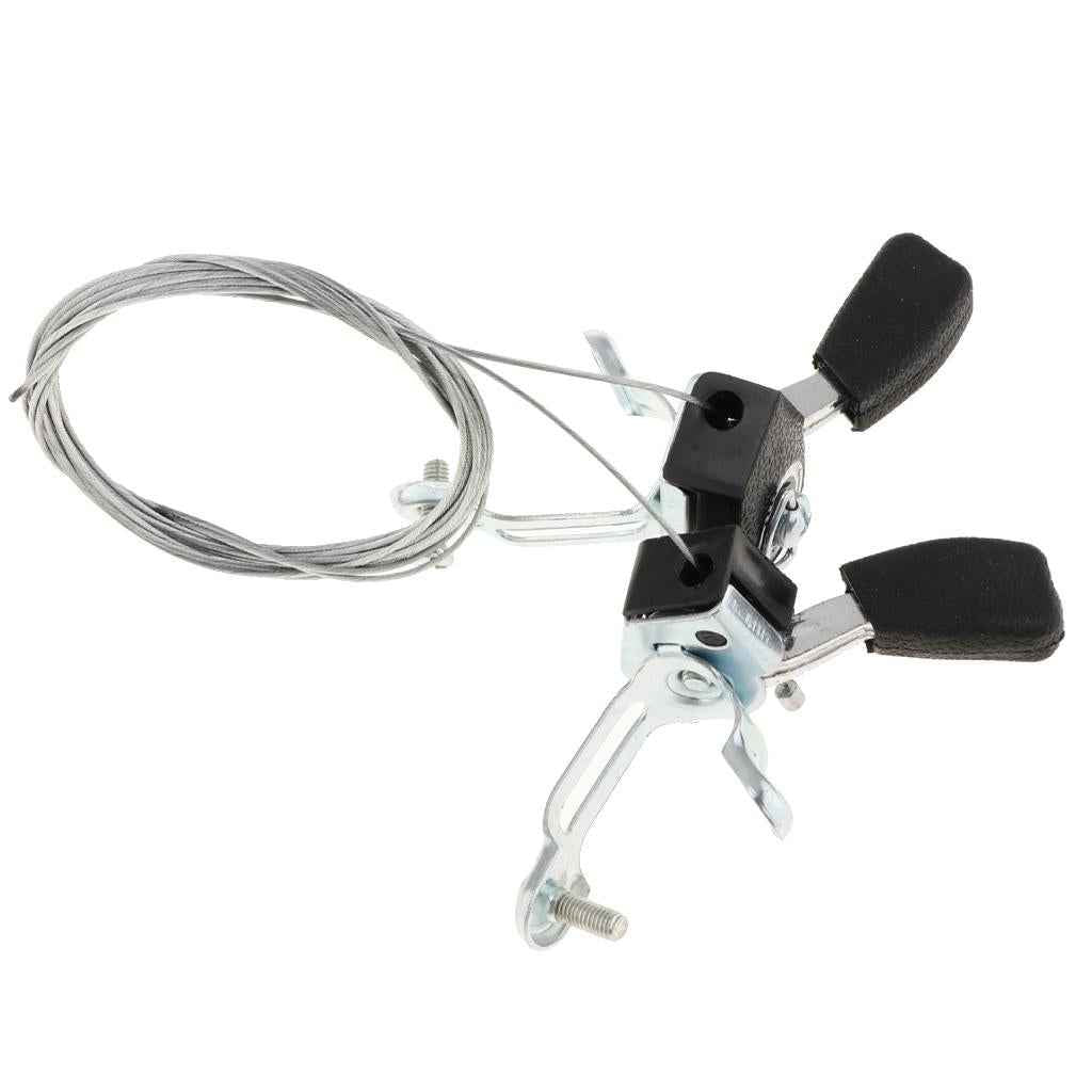 1 Pair 3x6/7 Speed MTB Bike Thumb Gear Shifter Top Mount Shifters with Inner Cable