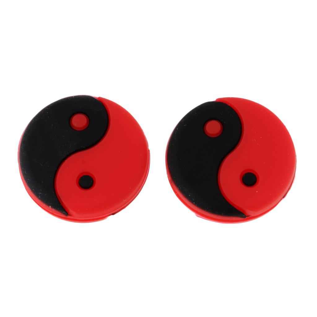 2 Pieces Tai Chi Tennis Racquet Shock Absorber Vibration Dampeners Damper