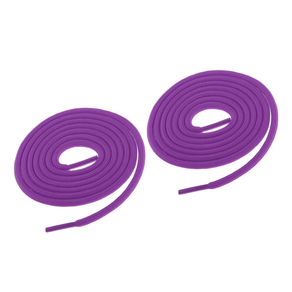 3xRound Athletic Shoe Laces for Sneakers Sport Running Shoe Purple