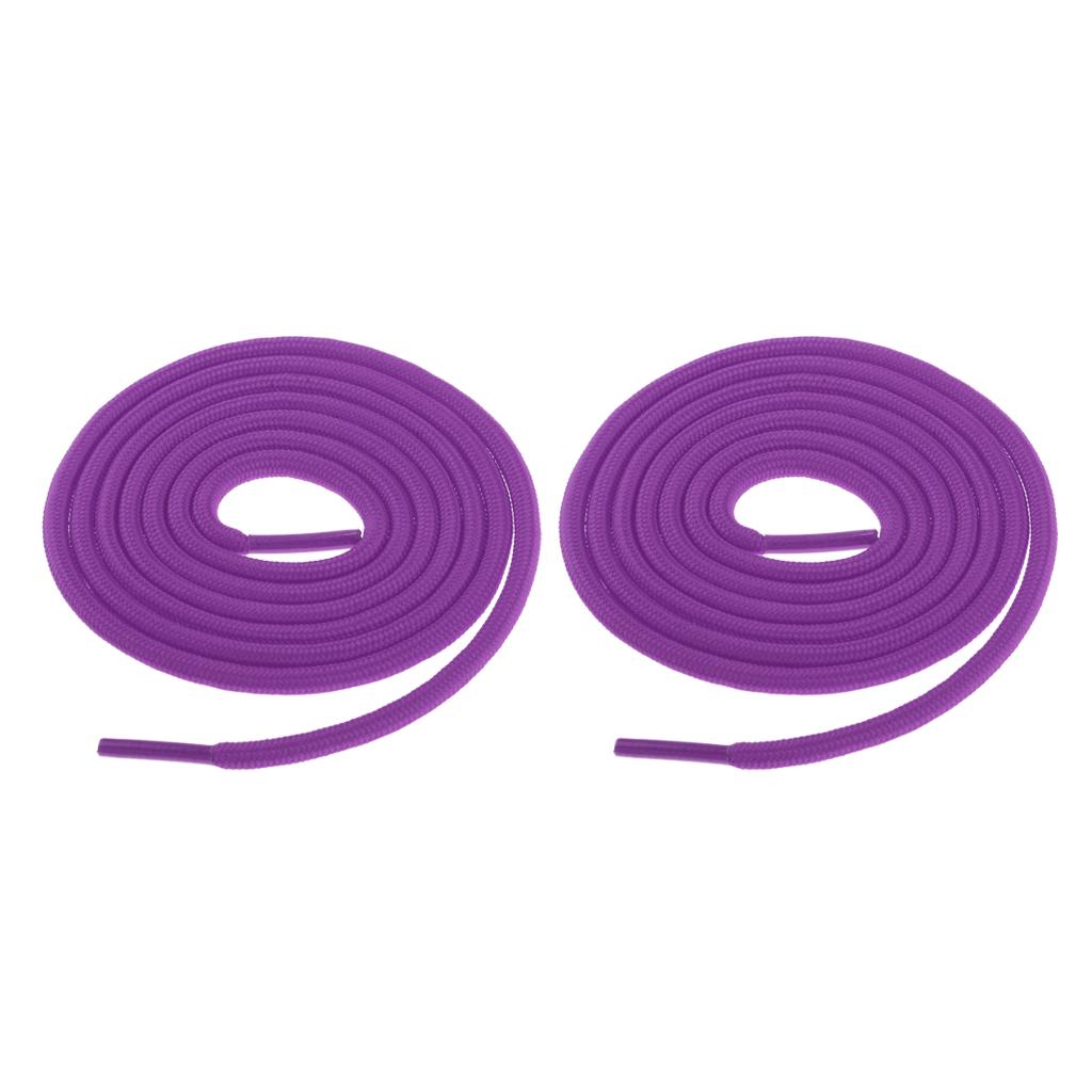 3xRound Athletic Shoe Laces for Sneakers Sport Running Shoe Purple