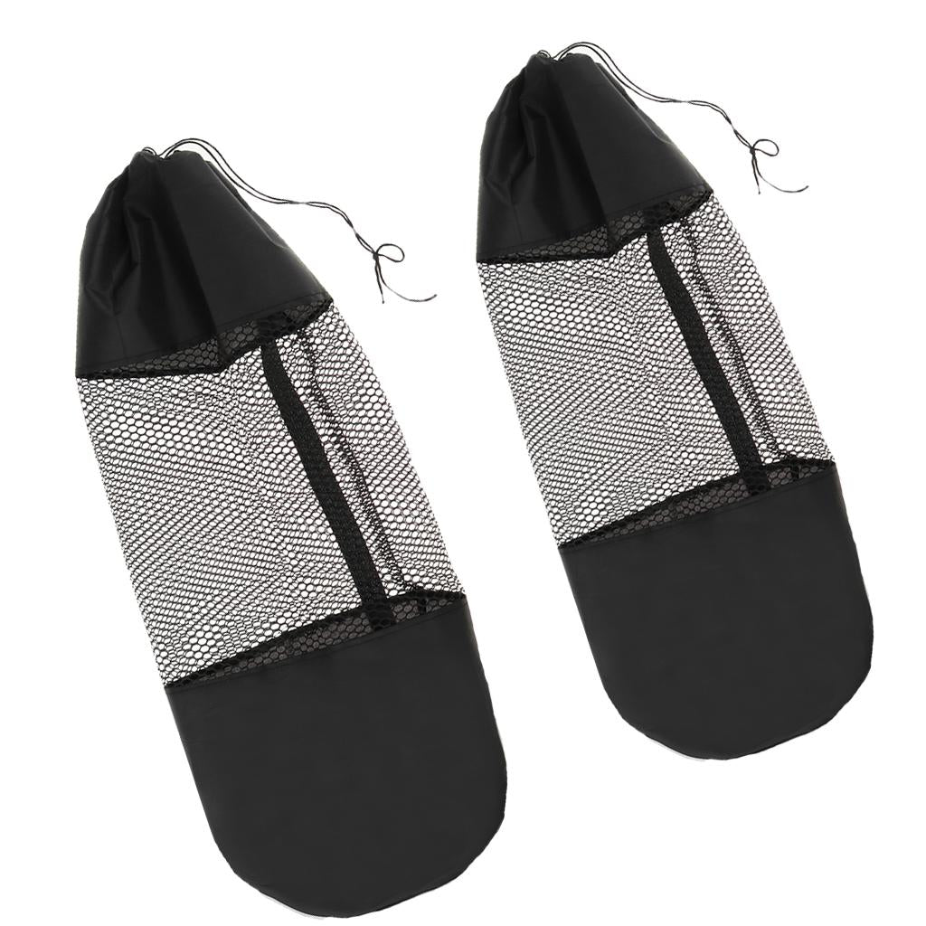 3xPortable Yoga Pilates Mat Sling Bag Shoulder Carrier Mesh Center 10mmx61cm