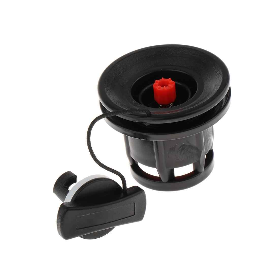 Air Valve Inflatable Boat Inflation for Rubber Dinghy Kayak Pool Boat Black