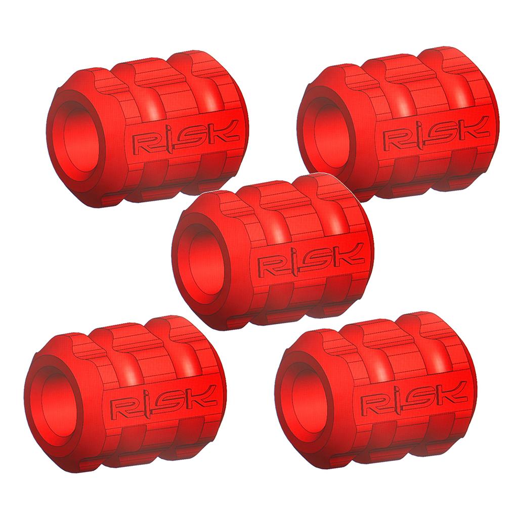 4xBike Cable Sleeve Shifter Brake Cables Frame Protector Cover Wrap Red