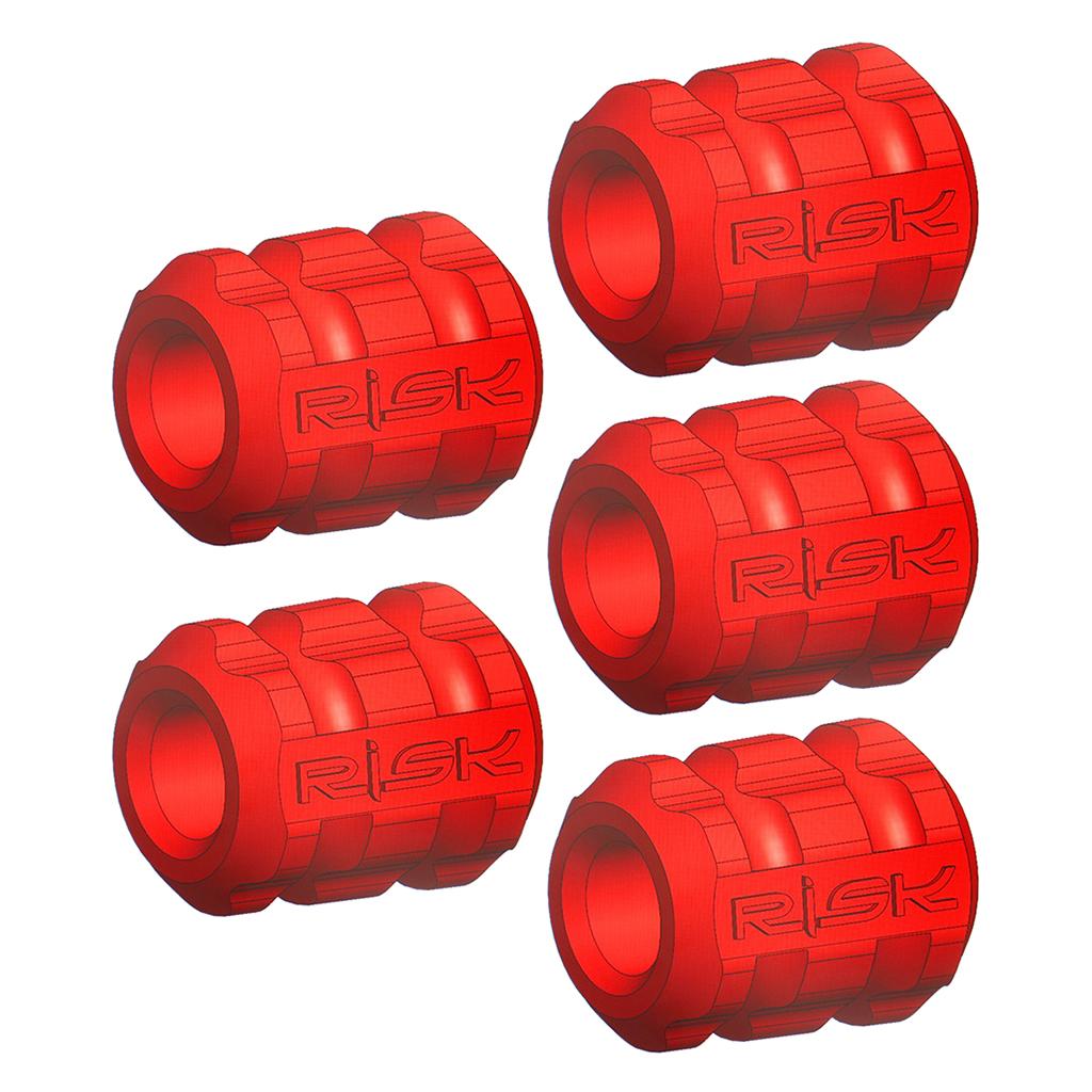 2xBike Cable Sleeve Shifter Brake Cables Frame Protector Cover Wrap Red