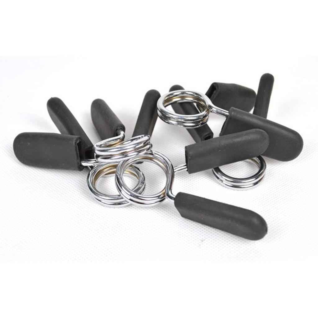 Barbel Spring Clip Dumbbell Bar Collar Clamp Weightlifting Bar Lock   30mm