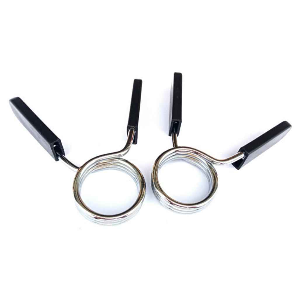 Barbel Spring Clip Dumbbell Bar Collar Clamp Weightlifting Bar Lock   30mm