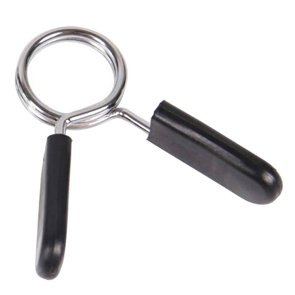 Barbel Spring Clip Dumbbell Bar Collar Clamp Weightlifting Bar Lock   30mm