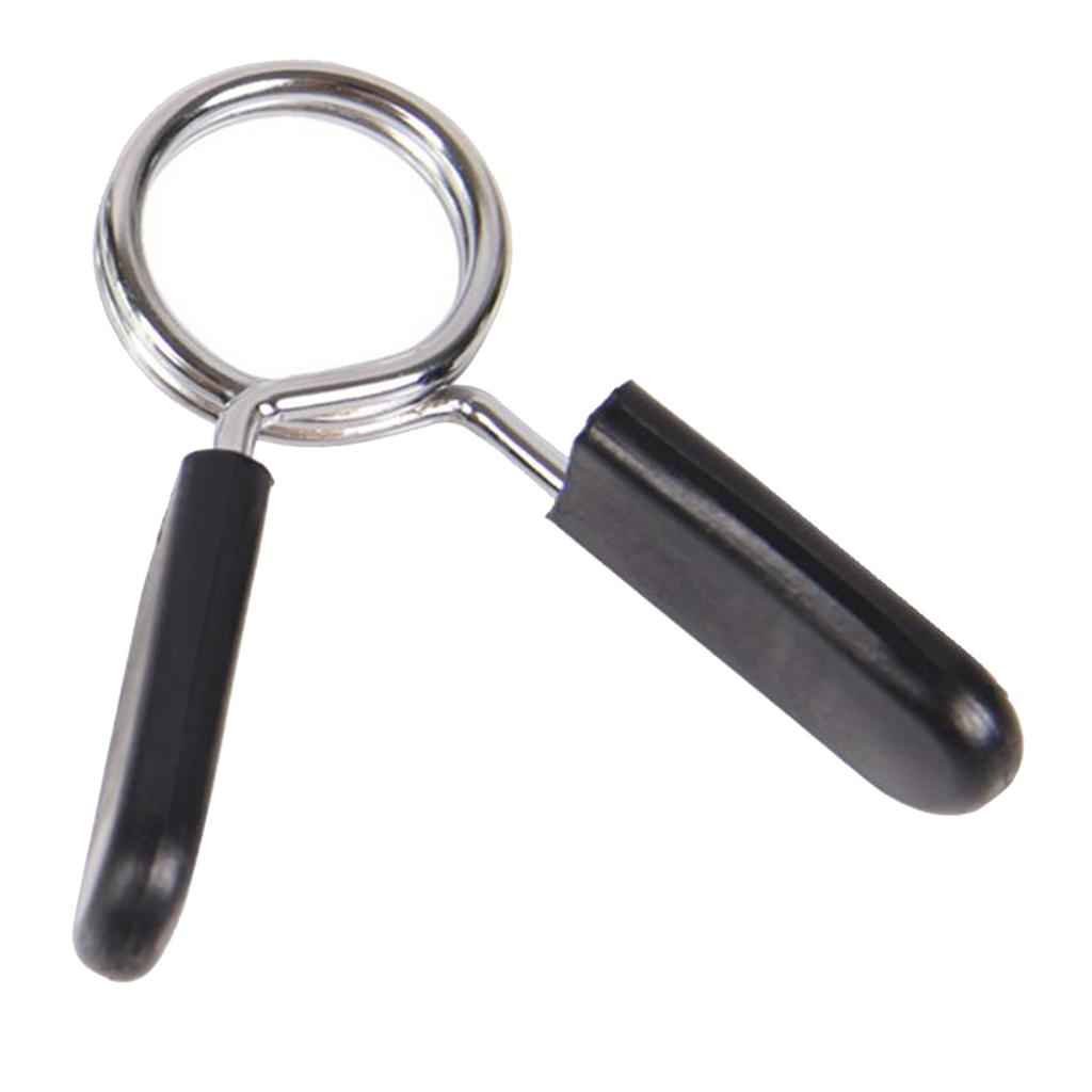 Barbel Spring Clip Dumbbell Bar Collar Clamp Weightlifting Bar Lock   30mm