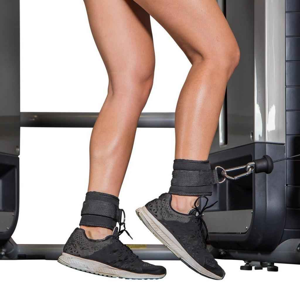 Padded Fitness Ankle Strap Cuff for Kickbacks Hip Abductors Cable Machines