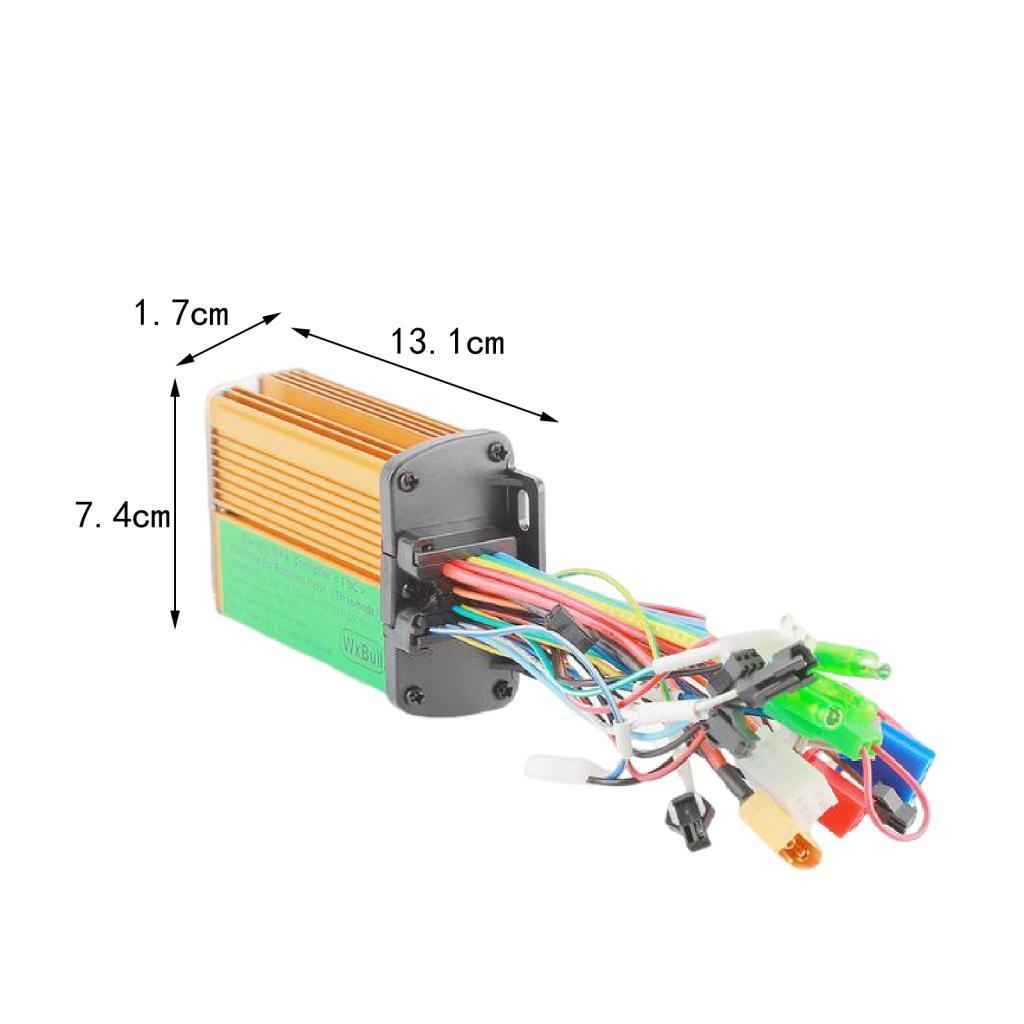 36V/48V 350W Motor Brushless Controller E-Bike Control Box Upgraded Orange