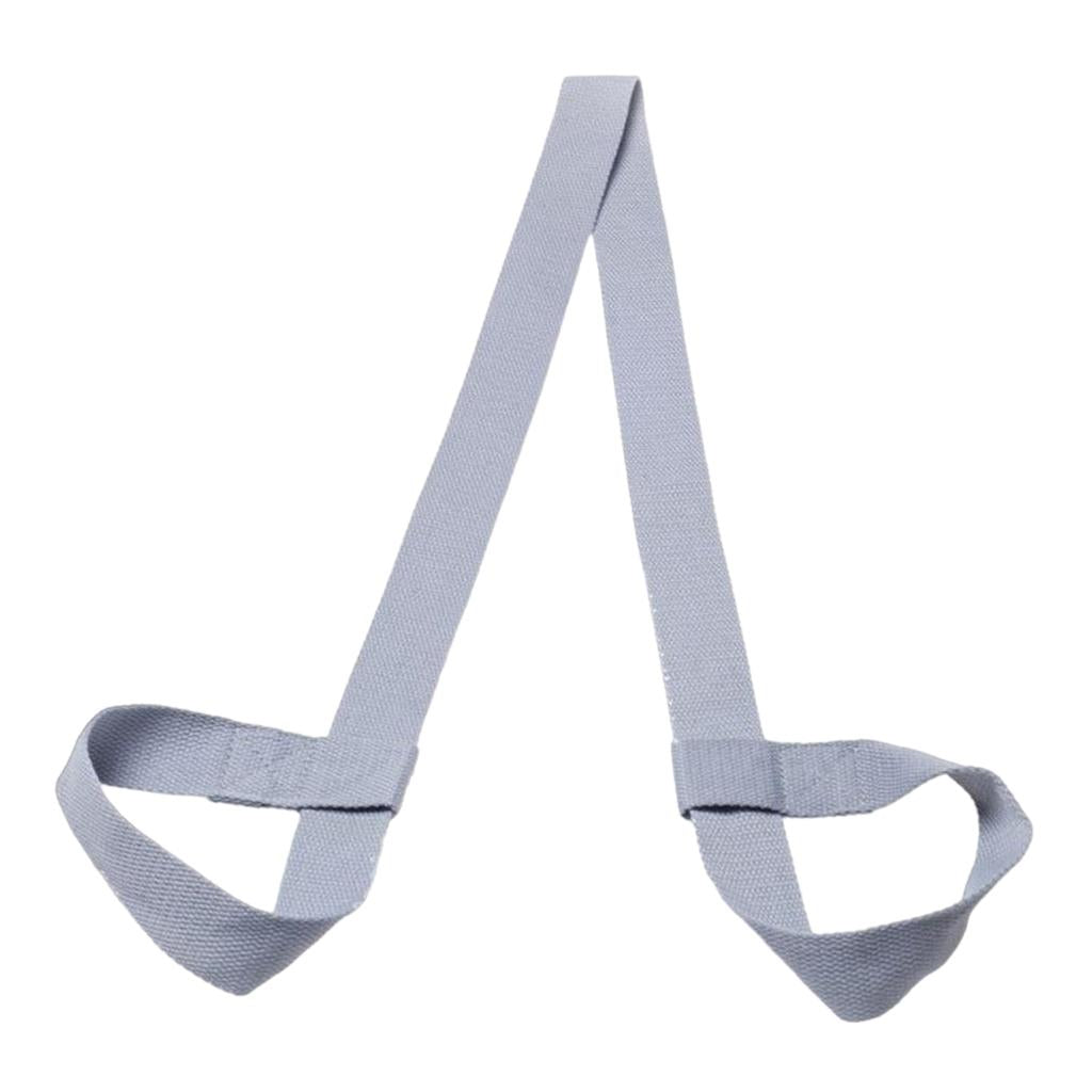4xCotton Yoga Mat Strap Pilates Mat Carrier Fitness Stretchy Loop Grey