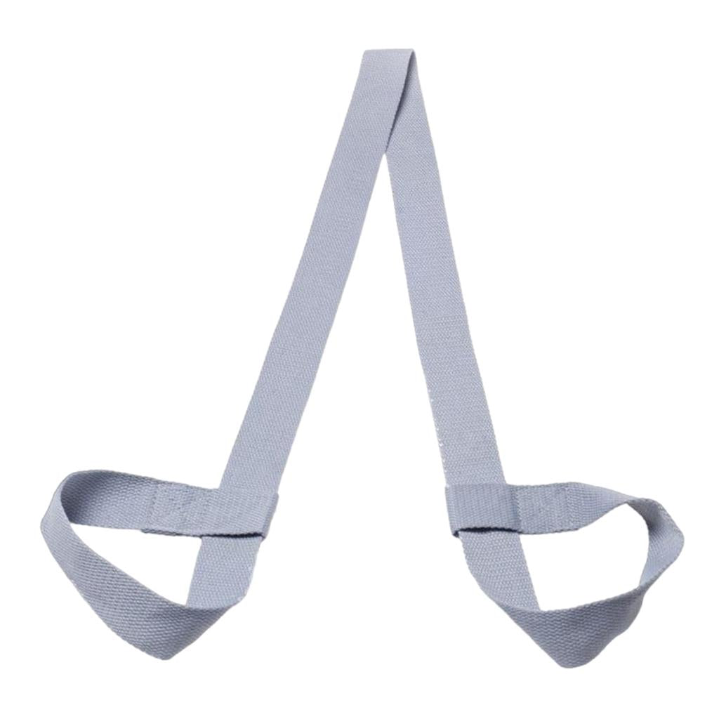 4xCotton Yoga Mat Strap Pilates Mat Carrier Fitness Stretchy Loop Grey