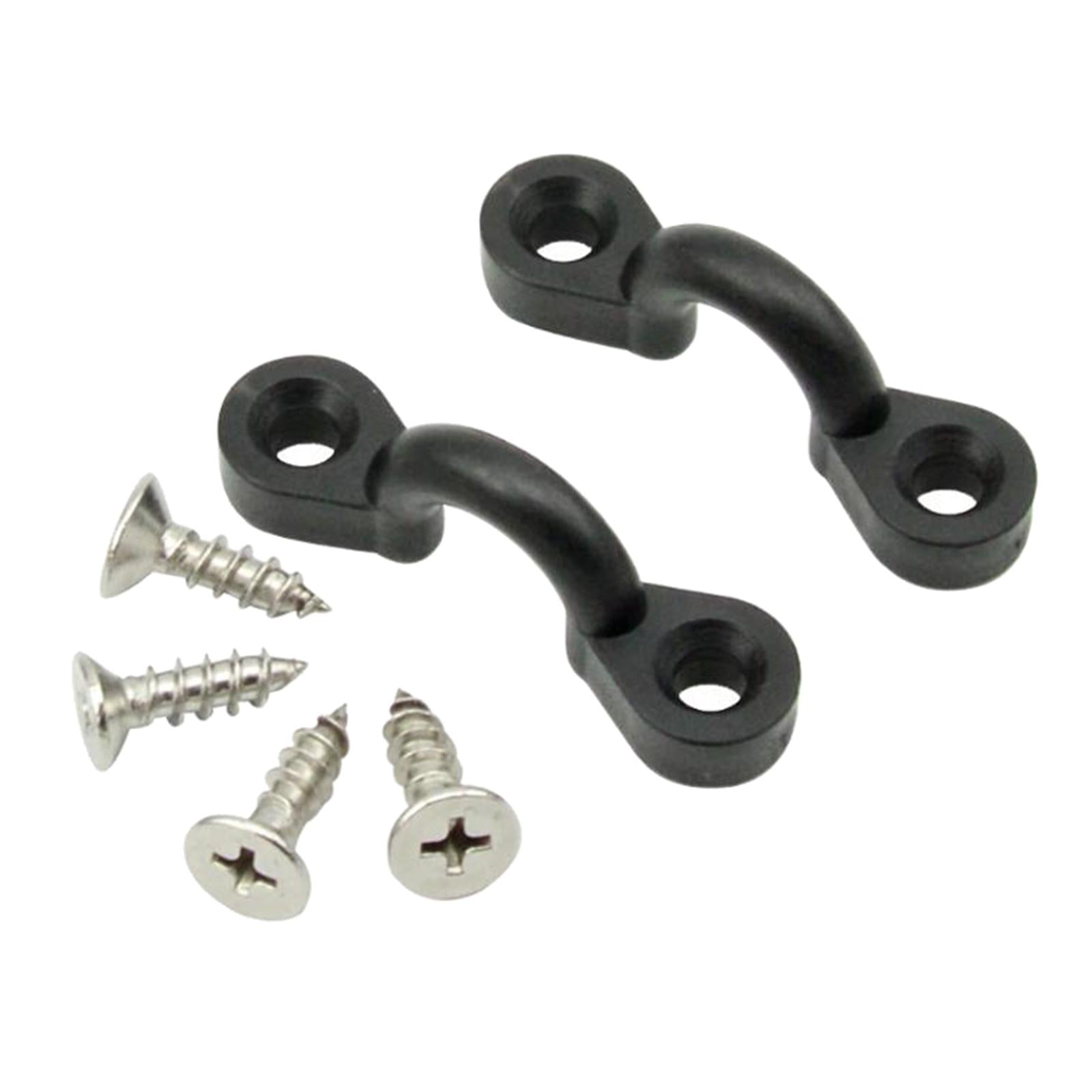 2xKayak Boat Handle Buckles Set Sailboat Deck Loops Tie Down Hardware 2pcs