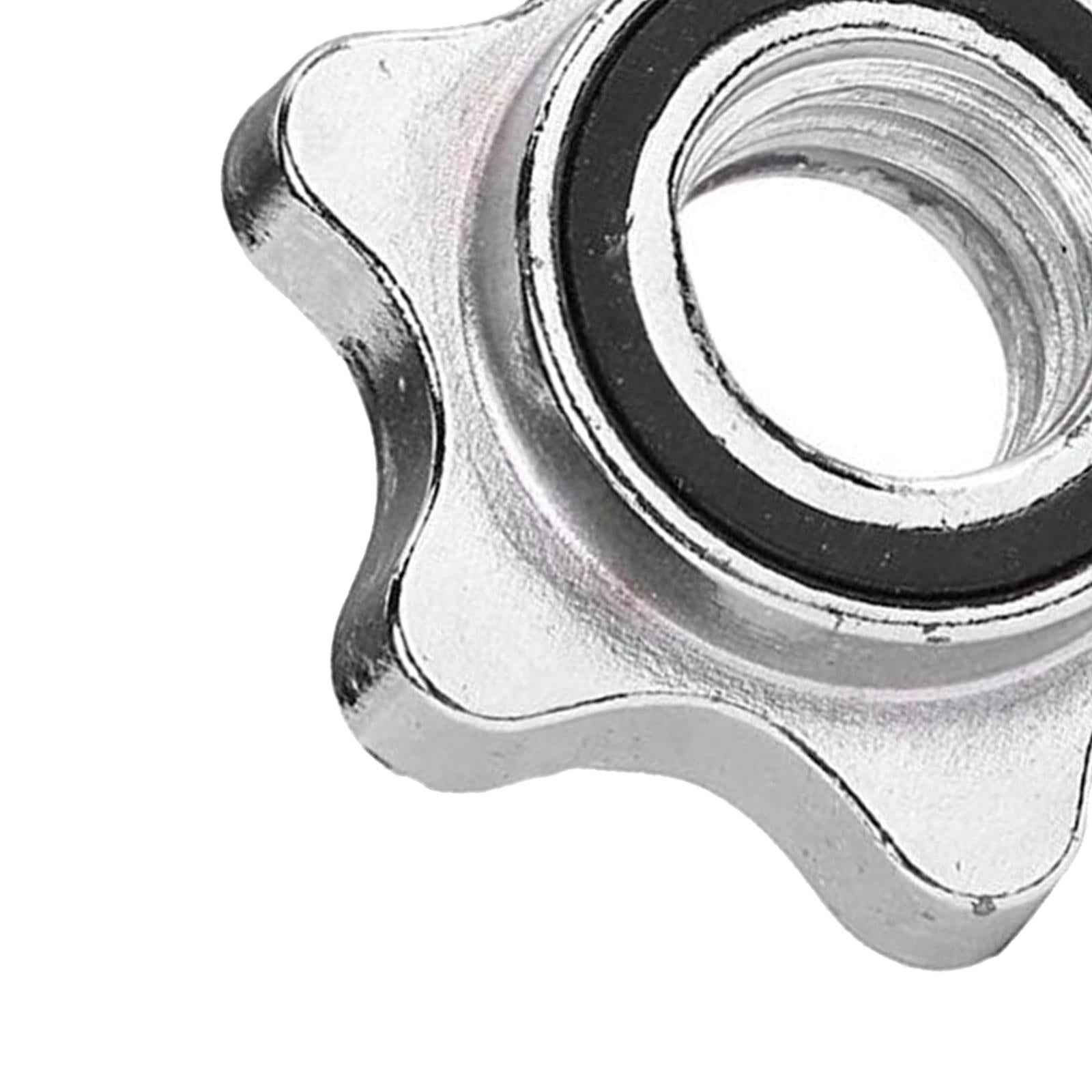 1inch Dumbbell Spin Lock Bar Hex Nut Barbells Fixed Clamps Clips Collar A