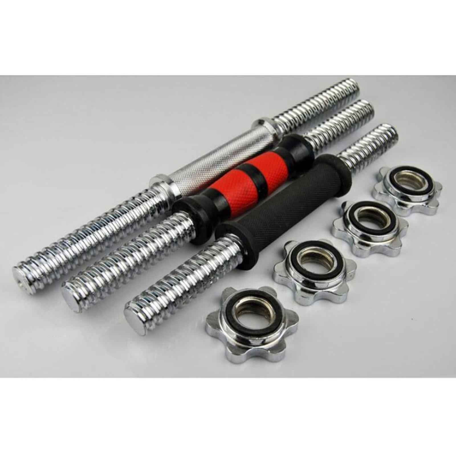 1inch Dumbbell Spin Lock Bar Hex Nut Barbells Fixed Clamps Clips Collar A