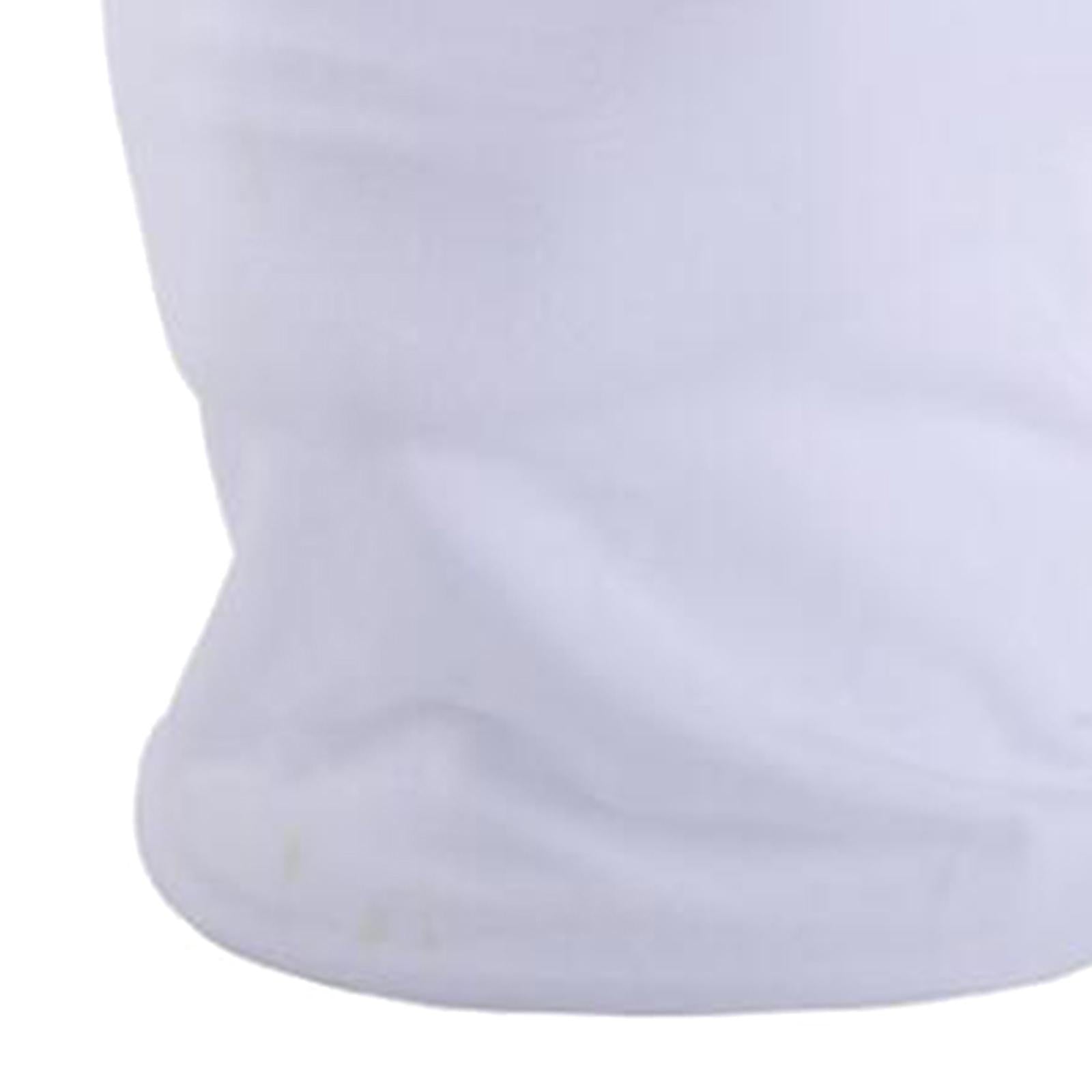 4xFace Mask Sun Shield Hood Neck Gaiter Balaclava Bandana White