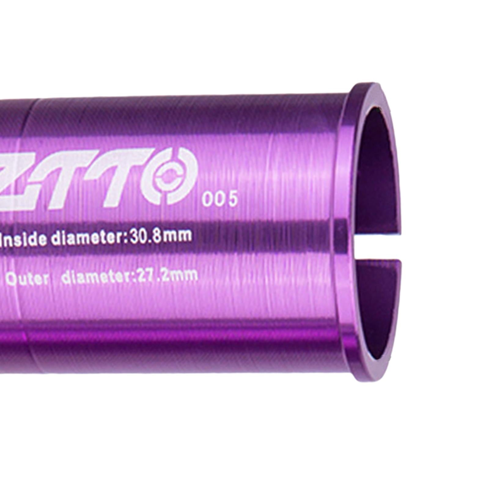 4xMTB Bike Seatpost Shim Reducing Sleeve Conversion Adapter 30.8 to 27.2mm