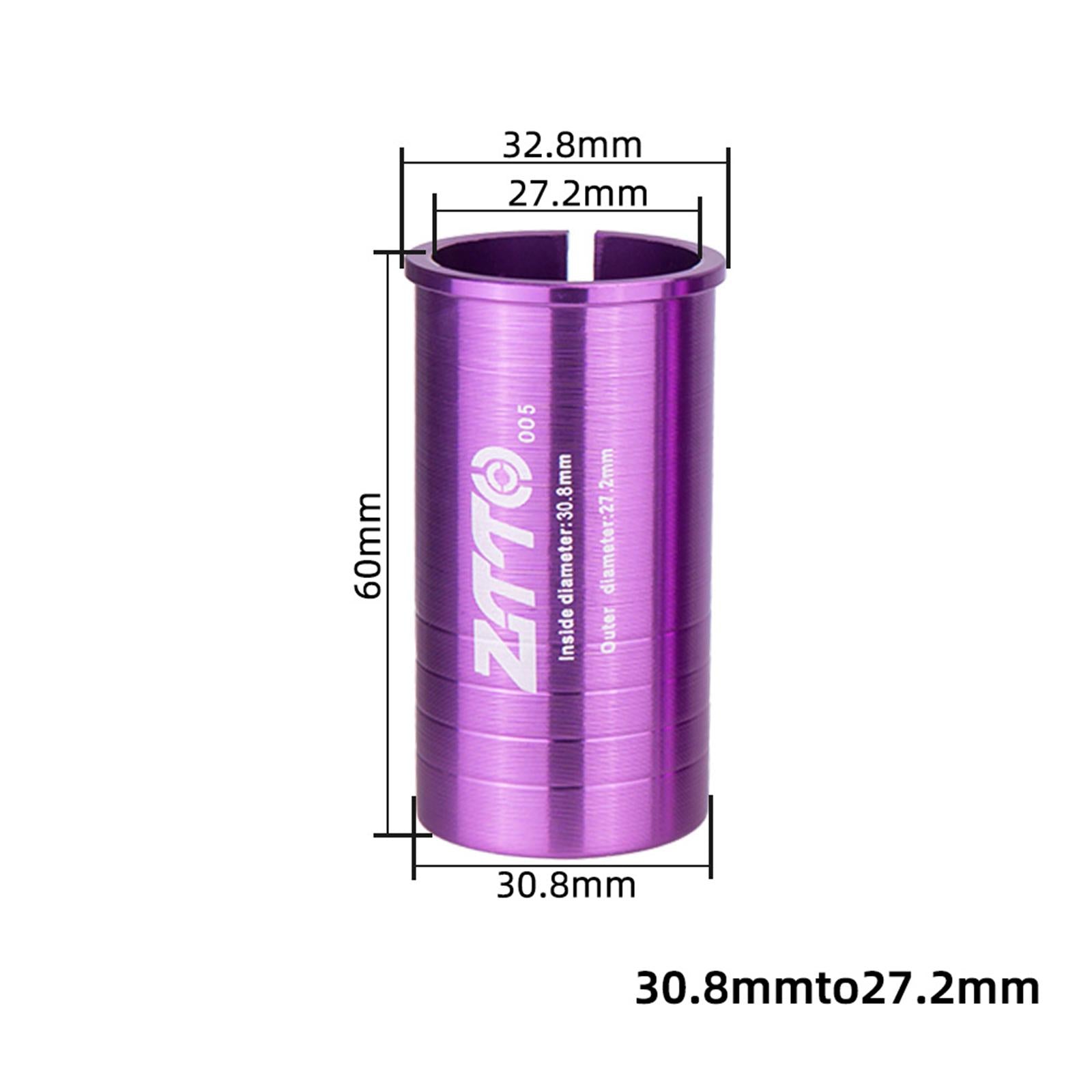 3xMTB Bike Seatpost Shim Reducing Sleeve Conversion Adapter 30.8 to 27.2mm