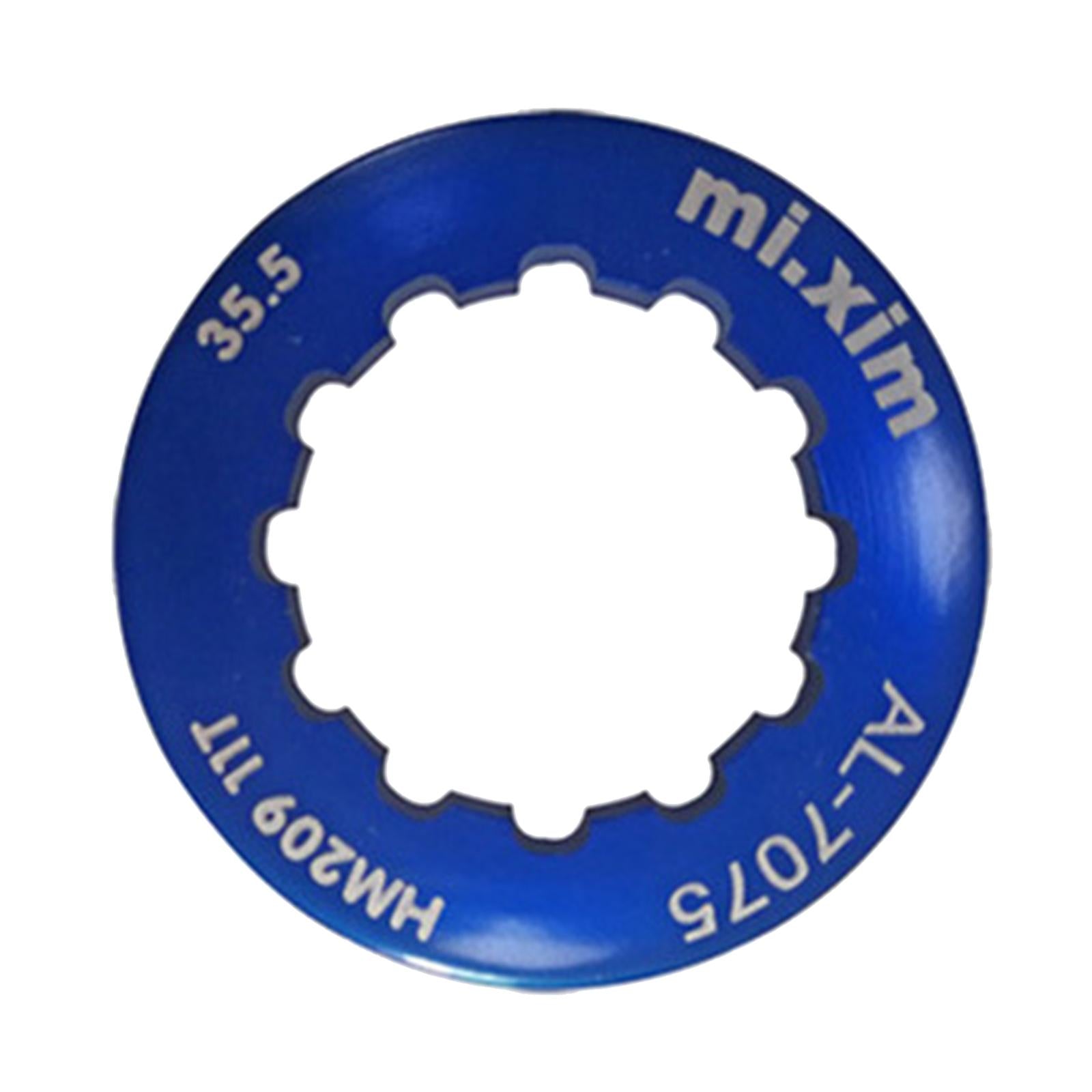 2x11T Bike Cassette Cover Freewheel Lock Ring Fixing Lid Flywheel Blue